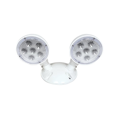 Nora Lighting Emergency LED Dual Head Remote, Wet Location, 2 100Lm / 1W