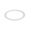Nora Lighting 6" Oversize Ring For 6" Can-Less Downlights, Matte Powder White Finish