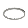 Nora Lighting 12" Decorative Metal Ring For Nelo-12Rtwmpw, Brushed Nickel Finish