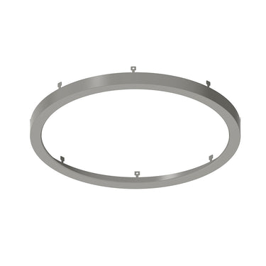 Nora Lighting 12" Decorative Metal Ring For Nelo-12Rtwmpw, Brushed Nickel Finish