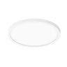 Nora Lighting 12" Elo LED Surface Mount Luminaire With Selectable Cct, 1750Lm / 24W, Matte Powder White Finish