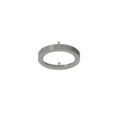 Nora Lighting 4" Decorative Metal Ring For Nelo-4Rtwmpw, Brushed Nickel Finish