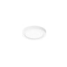Nora Lighting 4" Elo LED Surface Mount Luminaire With Selectable Cct, 850Lm / 12W, Matte Powder White Finish