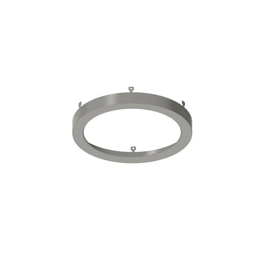 Nora Lighting 6" Decorative Metal Ring For Nelo-6Rtwmpw, Brushed Nickel Finish