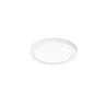 Nora Lighting 6" Elo LED Surface Mount Luminaire With Selectable Cct, 1050Lm / 15W, Matte Powder White Finish
