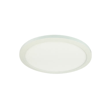 Nora Lighting 11" Elo & Surface Mounted Led, 1700Lm / 24W, 4000K, 90 & Cri, 120V Triac/Elv Dimming, White