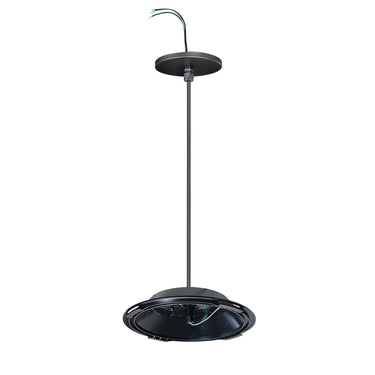 Nora Lighting Pendant Mounting Kit For 16" Elo, Black Finish