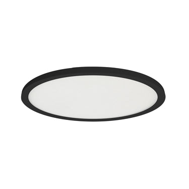 Nora Lighting 16" Elo Surface Mounted Led, 2200Lm / 20W, 3000K, 90 & Cri, 120V Triac/Elv Or 277V Non-Dimming, Black