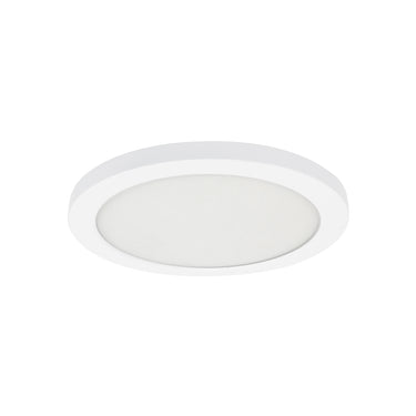 Nora Lighting 8" Elo & Surface Mounted Led, 1100Lm / 18W, 2700K, 90 & Cri, 120V Triac/Elv Dimming, White