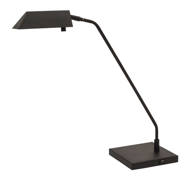 House of Troy Newbury Table Lamps in Black with USB Port