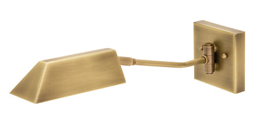 House of Troy Newbury Wall Swings in Antique Brass with USB Port