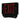 Nora Lighting Led Exit And Emergency Combination With Adjustable Heads, Red Letters / Black Housing
