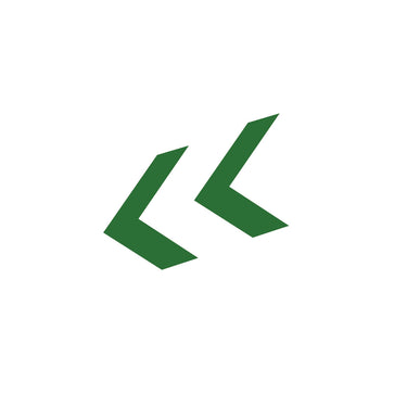 Nora Lighting Replacement Chevron For Edge-Lit Exit Sign, Green, Set Of 2