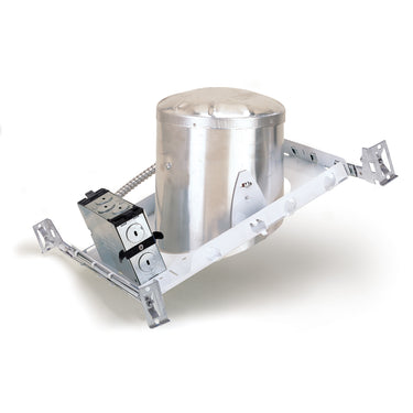 Nora Lighting 6" Line Voltage Ic At Sloped Ceiling New Construction Housing