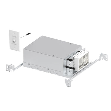 Nora Lighting 1" Iolite LED Dedicated Ic Airtight New Construction Housing W/ Em Driver, 13W, 120-277V Input; Triac / Elv / 0-10V Dimming