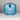Niles 10 in Blue Bubble glass, straight-on | Besa Lighting