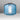 Niles 10 in Blue Bubble/Opal glass, straight-on | Besa Lighting
