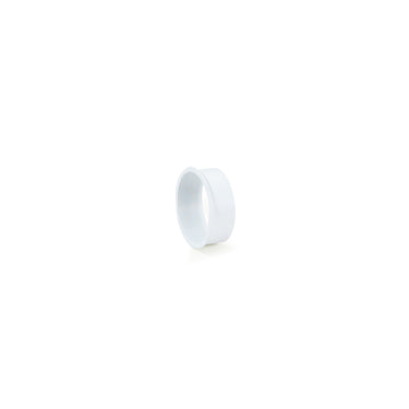 Nora Lighting 5/8" Matte Powder White Opaque Snoot For 1" Iolite Trims