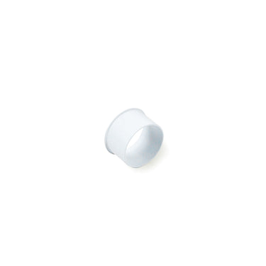 Nora Lighting 1" Matte Powder White Opaque Snoot For 1" Iolite Trims