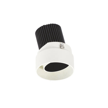 Nora Lighting 2" Iolite LED Round Trimless Adjustable, 1000Lm / 14W, 3000K, Black Adjustable / White Reflector