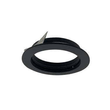 Nora Lighting 4" Iolite Plus Trimless To Flanged Converter Accessory, Black