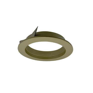 Nora Lighting 4" Iolite Plus Trimless To Flanged Converter Accessory, Champagne Haze