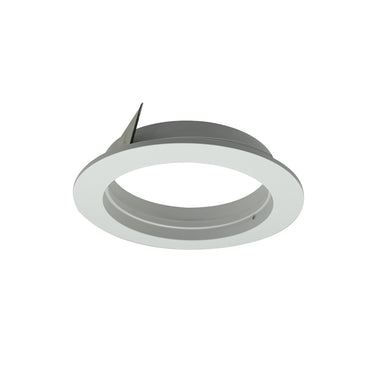 Nora Lighting 4" Iolite Plus Trimless To Flanged Converter Accessory, Matte Powder White