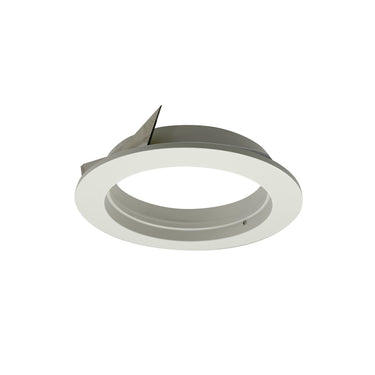 Nora Lighting 4" Iolite Plus Trimless To Flanged Converter Accessory, White