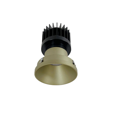Nora Lighting 4" Iolite Plus Round Trimless Downlight, 1500Lm/2000Lm/2500Lm Varies By Housing, Comfort Dim, Champagne Haze Finish