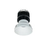 Nora Lighting 4" Iolite Plus Round Trimless Downlight, 1500Lm/2000Lm/2500Lm Varies By Housing, Comfort Dim, Matte Powder White Finish
