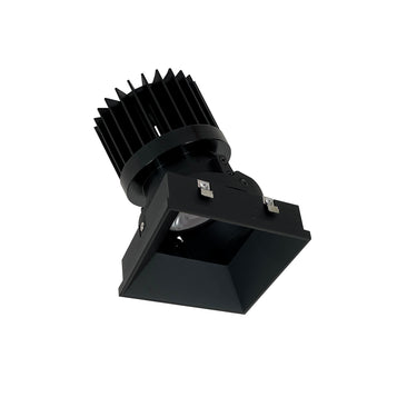 Nora Lighting 4" Iolite Plus Square Trimless Adjustable, 1500Lm/2000Lm Varies By Housing, 3500K, Black Finish