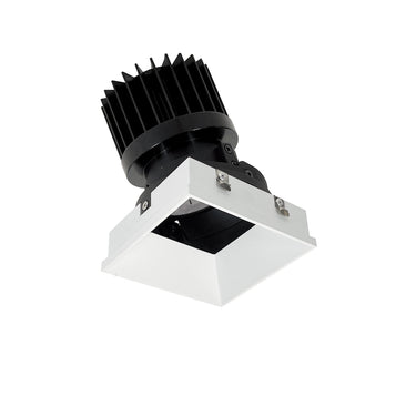Nora Lighting 4" Iolite Plus Square Trimless Adjustable, 1500Lm/2000Lm Varies By Housing, 5000K, Matte Powder White Finish