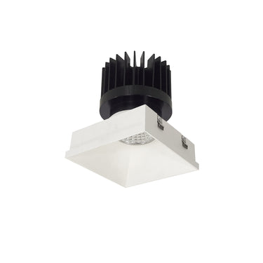 Nora Lighting 4" Iolite Plus Square Trimless Downlight, 1500Lm/2000Lm/2500Lm Varies By Housing, 4000K, Matte Powder White Finish