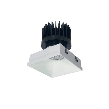 Nora Lighting 4" Iolite Plus Square Trimless Downlight, 1500Lm/2000Lm/2500Lm Varies By Housing, 3000K, White Finish