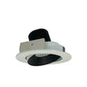 Nora Lighting 4" Iolite LED Round Adjustable Cone Reflector, 800Lm / 14W, Comfort Dim, Black Reflector / White Flange