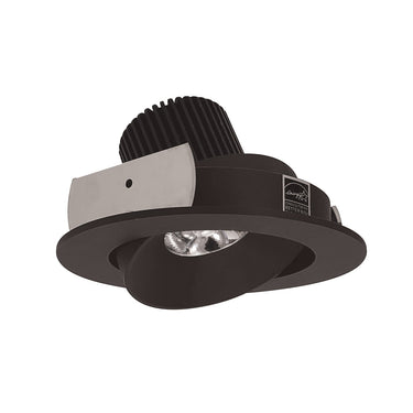 Nora Lighting 4" Iolite LED Round Adjustable Cone Reflector, 10-Degree Optic, 900Lm / 12W, 2700K, Bronze Reflector / Bronze Flange