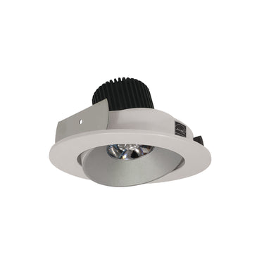Nora Lighting 4" Iolite LED Round Adjustable Cone Reflector, 10-Degree Optic, 900Lm / 12W, 3500K, Haze Reflector / White Flange