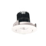 Nora Lighting 4" Iolite LED Round Adjustable Cone Reflector, 1500Lm/2000Lm/2500Lm Varies By Housing, 3000K, Matte Powder White Reflector / Matte Powder White Flange