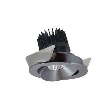 Nora Lighting 4" Iolite LED Round Adjustable Cone Reflector, 1500Lm/2000Lm/2500Lm Varies By Housing, 5000K, Natural Metal Reflector / Natural Metal Flange