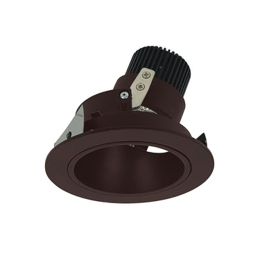Nora Lighting 4" Iolite LED Round Adjustable Deep Reflector, 1000Lm / 14W, 3000K, Bronze Reflector / Bronze Flange