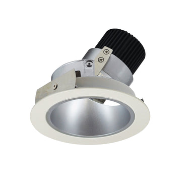 Nora Lighting 4" Iolite LED Round Adjustable Deep Reflector, 10-Degree Optic, 850Lm / 12W, 2700K, Haze Reflector / White Flange