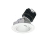 Nora Lighting 4" Iolite LED Round Adjustable Deep Reflector, 1500Lm/2000Lm Varies By Housing, Comfort Dim, Matte Powder White Reflector / Matte Powder White Flange