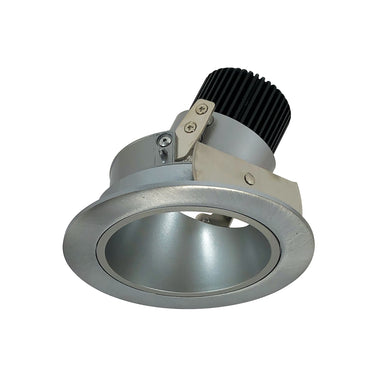 Nora Lighting 4" Iolite LED Round Adjustable Deep Reflector, 10-Degree Optic, 850Lm / 12W, 2700K, Natural Metal Reflector / Natural Metal Flange