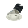 Nora Lighting 4" Iolite LED Round Adjustable Deep Reflector, 1500Lm/2000Lm Varies By Housing, 3000K, White Reflector / White Flange