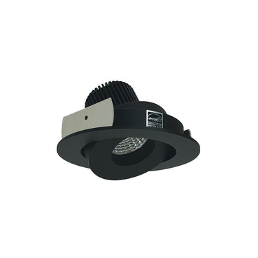 Nora Lighting 4" Iolite LED Round Adjustable Gimbal, 1000Lm / 14W, 5000K, Black Finish
