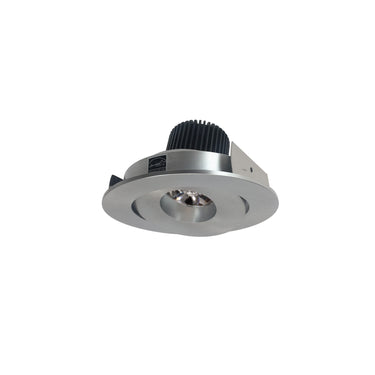 Nora Lighting 4" Iolite LED Round Adjustable Gimbal, 10-Degree Optic, 850Lm / 12W, 4000K, Natural Metal Finish