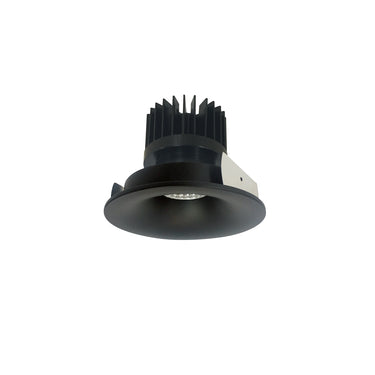 Nora Lighting 4" Iolite LED Round Bullnose, 1500Lm/2000Lm/2500Lm Varies By Housing, 5000K, Black Finish