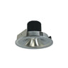 Nora Lighting 4" Iolite LED Round Bullnose, 1000Lm / 14W, 4000K, Natural Metal Finish