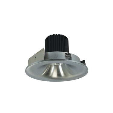 Nora Lighting 4" Iolite LED Round Bullnose, 1000Lm / 14W, 4000K, Natural Metal Finish