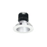 Nora Lighting 4" Iolite LED Round Reflector, 1500Lm/2000Lm/2500Lm Varies By Housing, 2700K, Haze Reflector / Matte Powder White Flange
